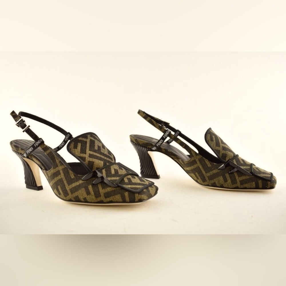 FENDI Freedom FF Slingback heel
